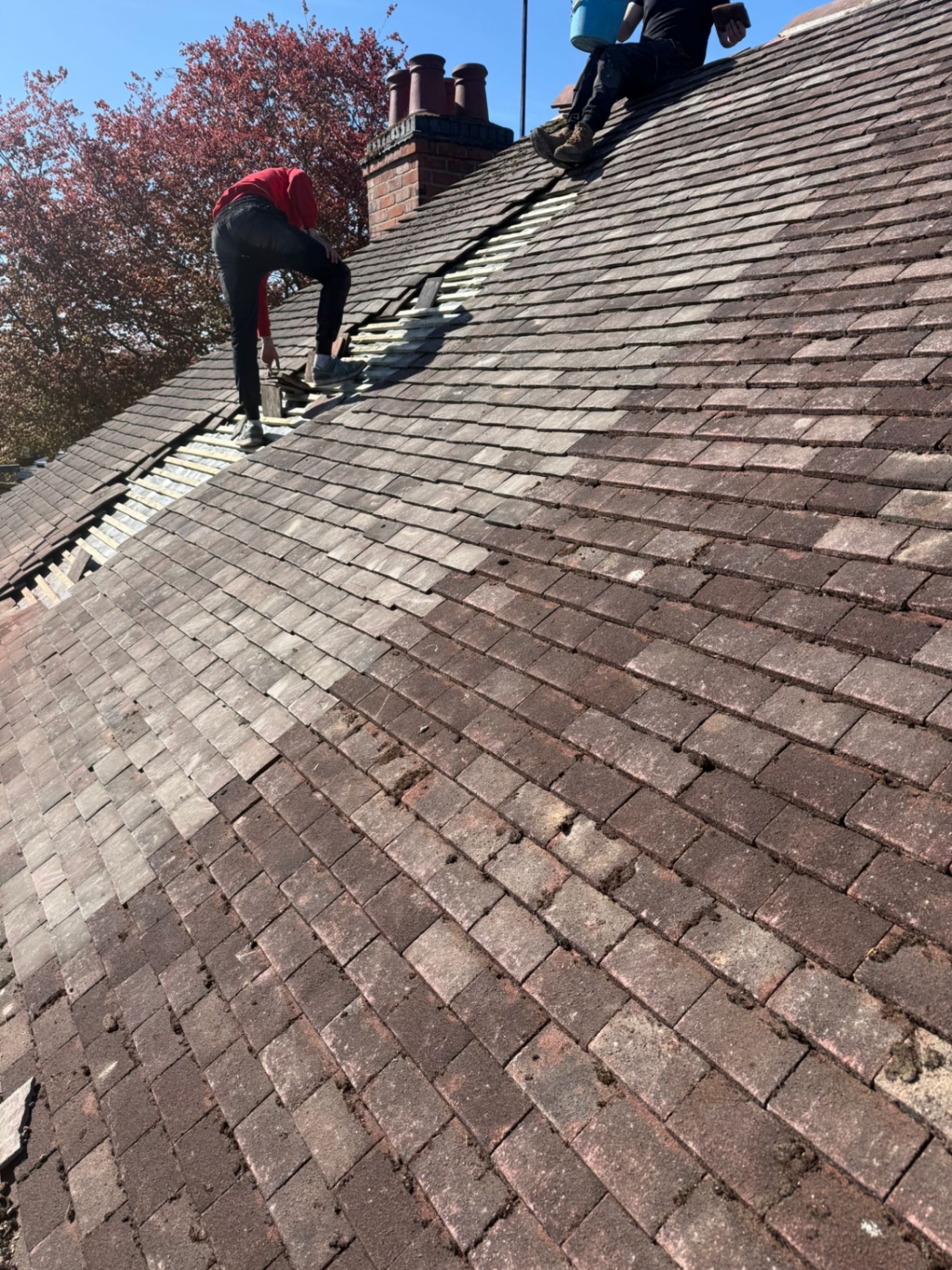 Completed roofing work from the Myton Road job